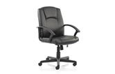 BREX Black Leather Budget Range Executive Managerial Chair