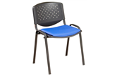 F3 Flipper Stacking Chair With Perforated Back