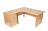CK Radial Desks With Panel-End Legs