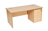 CK Straight Desks With Panel-End Legs