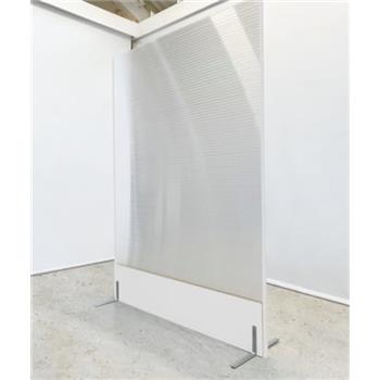 Semi Clear Polycarbonate Floorstanding Screen