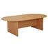 2.4m D-End Meeting Table