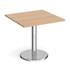 Pisa Square Cafe Table - Beech