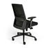 Nero Mesh Task Chair With Black Base - Rear View