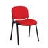 ISO Chair With Black Frame - Red