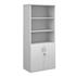 Metro Combination Bookcase Cupboard 1790mm High - White