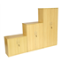 CK Wooden Double Door Stationery Cupboards - Oak