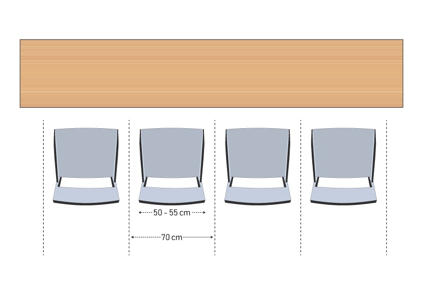 Chair Spacing Guide