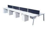 CK White A-Frame Bench Desking System