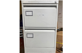 2 Drawer Filing Cabinet ideal for Garage, Site Office or Shed