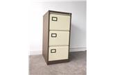 Used Connection 3 Drawer Filing Cabinet in Coffee Cream CKU2105