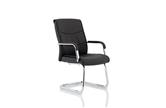 Kratos Executive Cantilever Faux Leather Padded High Back Conference Chair