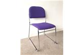Purple A-Frame Stacking Chair