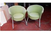 Green Cantilever Tub Chair CLEARANCE
