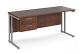 600mm Deep Cantilever Leg Desk Various Widths and Finishes