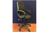 CKU3086 Used Charcoal Operator Chair With Loop Arms