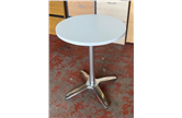 Circular 600mm Table With Chrome Base