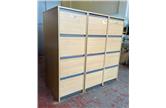 4 Drawer Filing Cabinet in Beech