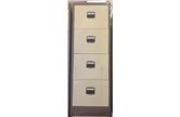 Used 4 Drawer Filing Cabinet In Coffee Cream