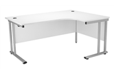 Start Radial Desks - Silver Legs