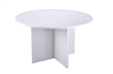 CK 1200 Diameter White Round Meeting Table