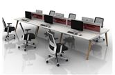 Vega Wood Bench Desk System