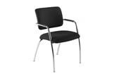 Venus Low Back Chrome Frame Armchair