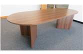 Arrow Head Leg Radial End Boardroom Table