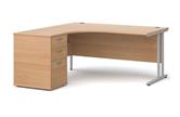 Metro Cantilever Leg Desks - Radial