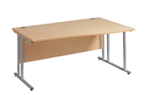 Metro Cantilever Leg Desks - Wave