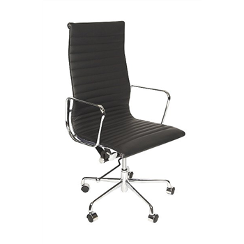 CK High Back Eames Style Ribbed Chair