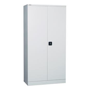 Metal Stationery Cupboard - Tall - Grey