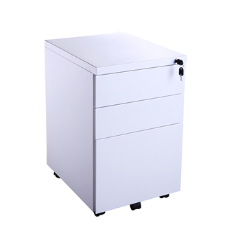 White Metal Desk Drawer Units Mobile From CK Office Furniture