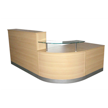 CK Reception Desk - Light Oak