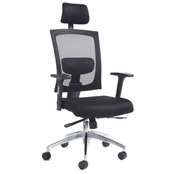 Gemini Mesh Task Chair + Arms + Headrest