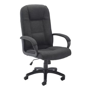 Keno Managers Chair - Charcoal Fabric