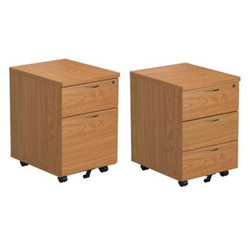Start Wooden Mobile Pedestals - Oak
