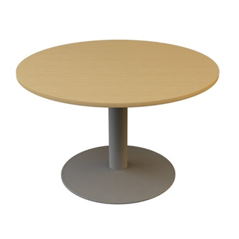 Hawk Circular Boardroom Table With Trumpet Base