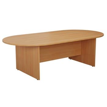 2.4m D-End Meeting Table