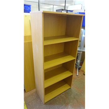 Second Hand 4 Tier Bookcase In Beech