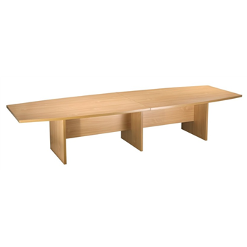 CK 4m Boat-Shaped Boardroom Table - Beech