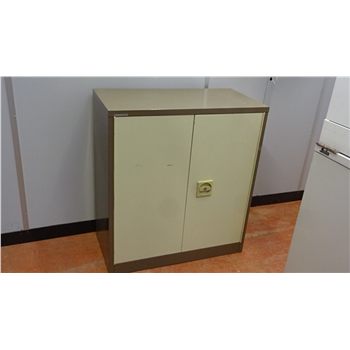 Used Roneo Exec 1020 Cupboard In Coffee Cream CKU1756