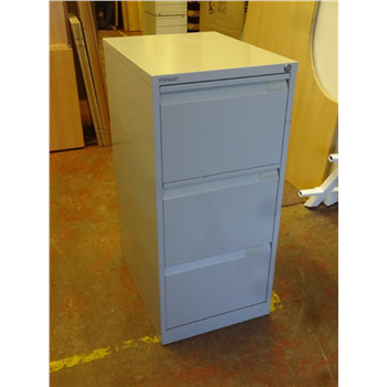 Used 3 Drawer Filing Cabinet in Light Grey cku1855