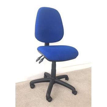 Second Hand Blue Operator Chairs Without Arm