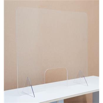 Excel Clear Plastic Screens With Plastic Feet & Hatch