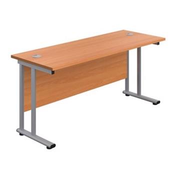 Start 600mm Deep Desk - Beech