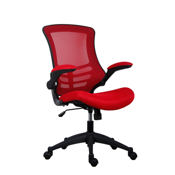 CK2R RED Mesh Operator Chair