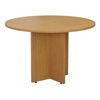 Start 1100mm Diameter Round Meeting Table - Oak