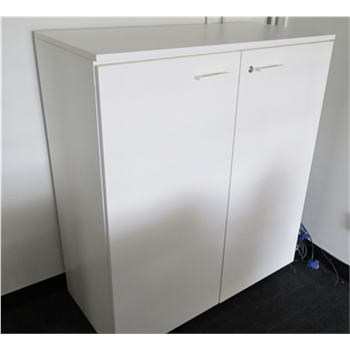 White 2 Door Wooden Cupboard