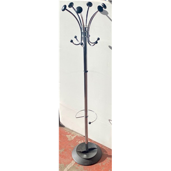 Used Chrome Coat and Umbrella Stand